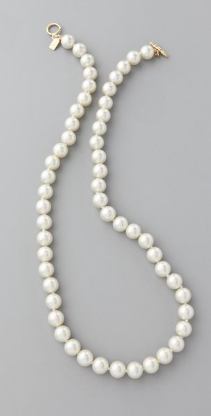 Kenneth Jay Lane Pearl Necklace - Lyst