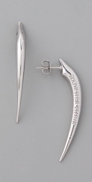 Made Her Think Large Claw Earrings in Silver - Lyst