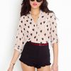 Nasty Gal Ikat Heart Blouse  Blush in Pink (blush)