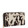 Alexander Mcqueen Peppered Pony Continental Wallet in Animal - Lyst