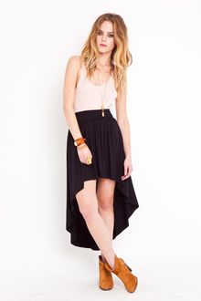 Nasty Gal Long Tail Skirt - Black - Lyst