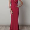 Alexander Mcqueen Cowlneck Silkcrepe Dress in Purple (pink) - Lyst