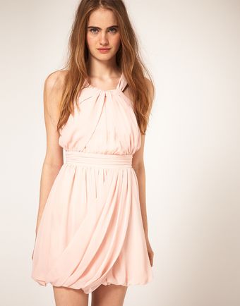 ASOS Collection Asos Grecian Dress with Bubble Hem - Lyst