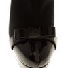 Asos Asos Twiggy Shoe Boots with Collar Detail in Black - Lyst