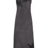 Carine Gilson Laceappliquéd Silkmousseline Chemise in Gray - Lyst