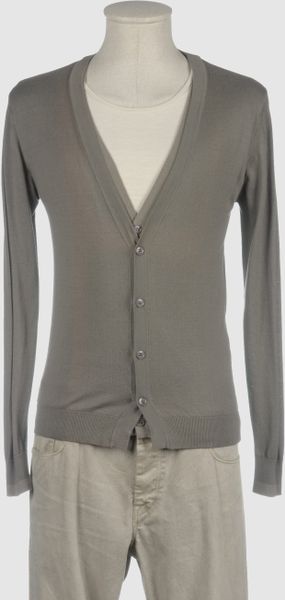 Daniele Fiesoli Cardigan in Gray for Men (blue) - Lyst