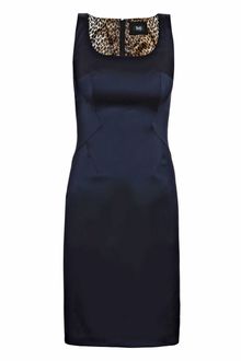 D&G Scoop-neck Satin Dress - Lyst