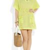 Diane Von Furstenberg Sporty Kleio Linen Tunic in Green - Lyst