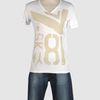 Diesel Short Sleeve T Shirts in Beige for Men (white) - Lyst