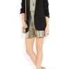 Dkny Quinn Metallic PatentLeather and Suede Pumps in Gold - Lyst