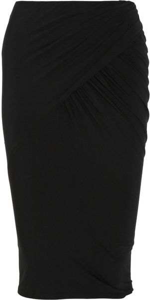 Donna Karan New York Stretch-jersey Pencil Skirt - Lyst