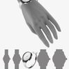 Georg Jensen Stainless Steel Bangle Watch in Gray (steel) - Lyst