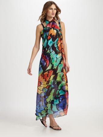 Gottex Swim Empress Silk Pareo - Lyst