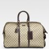 Gucci Ggplus Wheeled Duffel in Beige for Men - Lyst