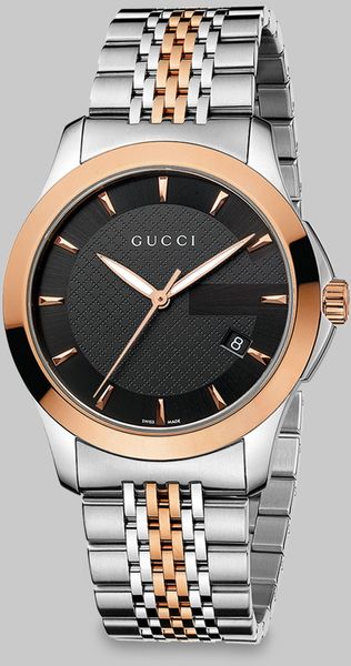 Gucci Stainless Steel & Pink Gold Pvd Watch - Lyst