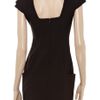 Mackage PeakShouldered Twill Mini Dress in Black (brown) - Lyst