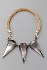 Made Her Think Triple Pendulum Spikes Necklace