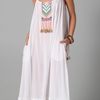 Mara Hoffman Embroidered Peasant Dress in White - Lyst