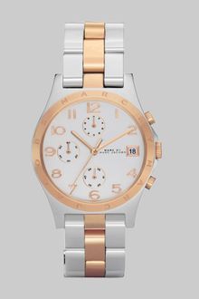 Marc By Marc Jacobs Henry Two-tone Bracelet Watch - Lyst