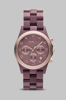 Marc By Marc Jacobs Rose Gold Ion-plated Chronograph Watch - Lyst
