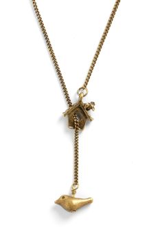 ModCloth Wears Like A Charm Necklace in Birdhouse - Lyst