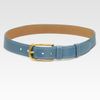 Prada Pebbled Leather Belt/narrow in Blue (marine) - Lyst