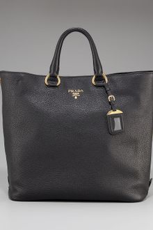 Prada Vitello Daino Tote - Lyst