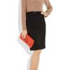 Reed Krakoff Leather Envelope Clutch in Pink (orange) - Lyst