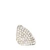 River Island Diamond Domed Finger Trap Ring in Silver - Lyst