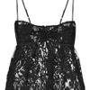 Rosamosario Tamo Lace Camisole in Black - Lyst
