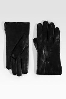 Saks Fifth Avenue Men's Collection Cashmere-lined Leather Gloves - Lyst