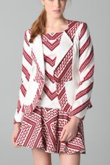 Thakoon Chevron Print Blazer