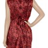 Thurley Tucket Animalprint Silksatin Dress in Red - Lyst