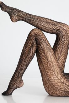 Wolford Peacock Net Tights - Lyst