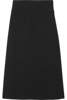 Yves Saint Laurent Wool-crepe Skirt - Lyst