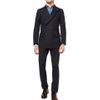 Yves Saint Laurent Doublebreasted Woven Cotton Blazer in Blue for Men - Lyst