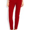 Yves Saint Laurent MidRise Skinny Jeans in Red (ruby) - Lyst