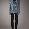 Comme Des Garçons Double Breast Embroided Coat in Blue for Men - Lyst