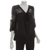 Dolce Vita Black Silk Tie Detail Clio Lace Blouse in Black - Lyst