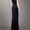 Alexander Mcqueen Long Silk Dress in Black - Lyst