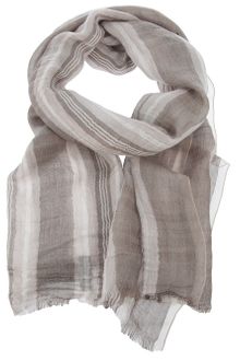 Emporio Armani Striped Scarf - Lyst