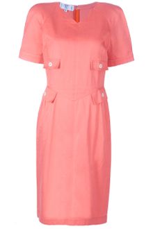 Valentino Vintage Pocket Detail Dress - Lyst