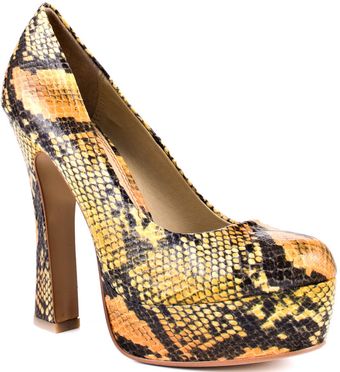 Chinese Laundry Move Over - Orange Python - Lyst