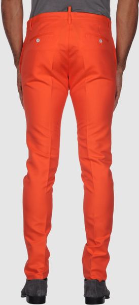 orange dress pants