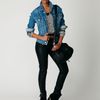 Free People Classic Denim Jacket in Blue (morning zen) - Lyst