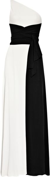 Issa Silkcrepe Oneshoulder Gown in White - Lyst