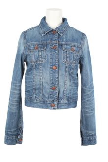 J Brand x Christopher Kane Faded Denim Jacket - Lyst