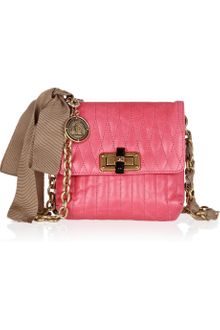Lanvin Mini Pop Quilted Leather Shoulder Bag - Lyst