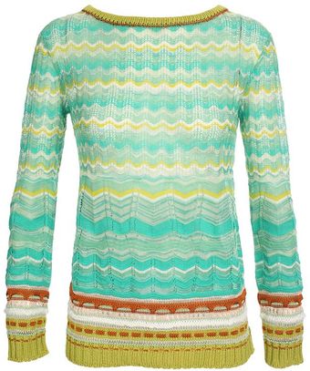  Candore Cotton-Silk Crochet Knit Jumper 