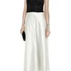 Narciso Rodriguez StretchSilk and Linen Dress in Black - Lyst